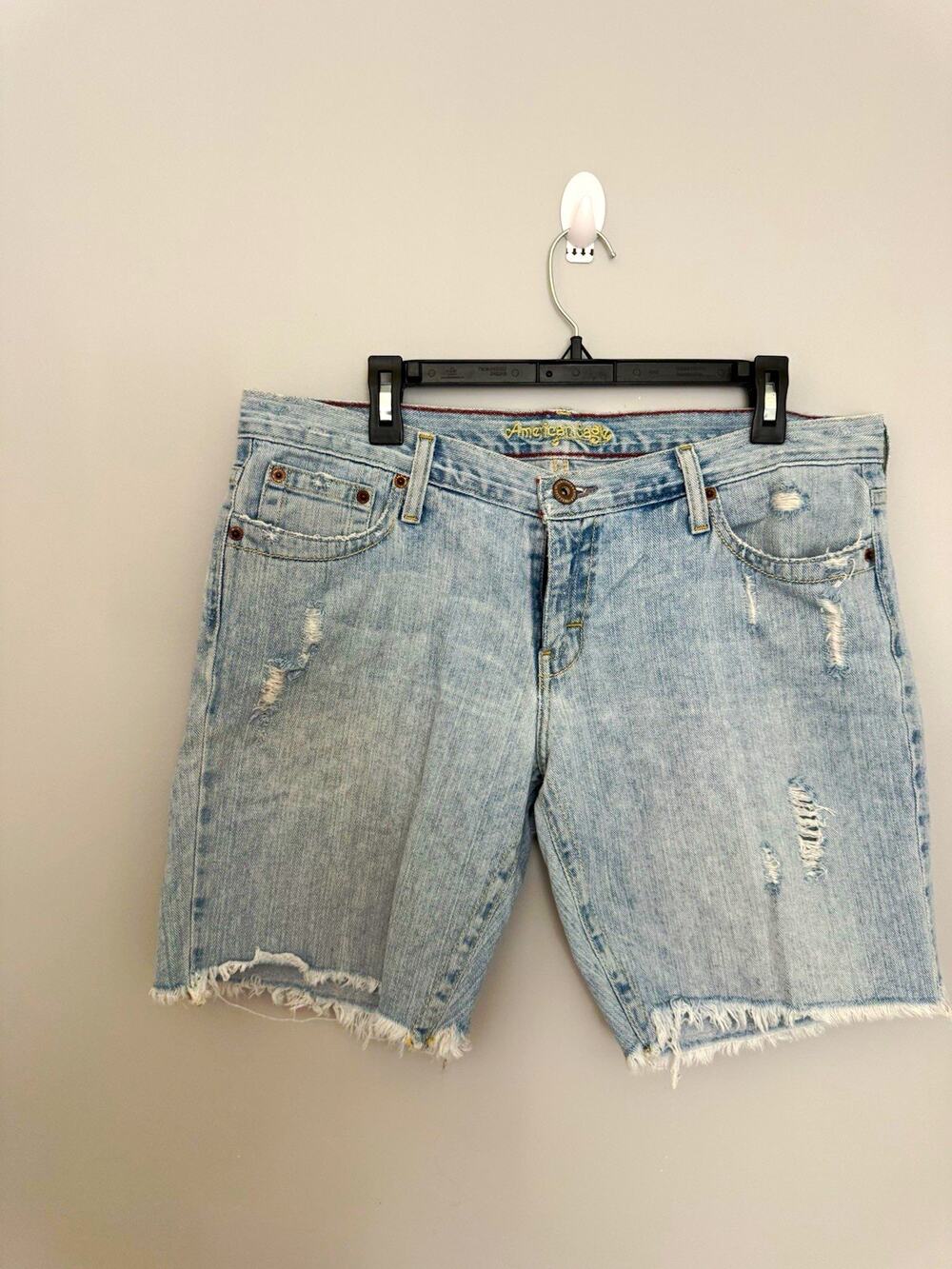 Y2K Vintage American Eagle Distressed Bermuda Shorts
